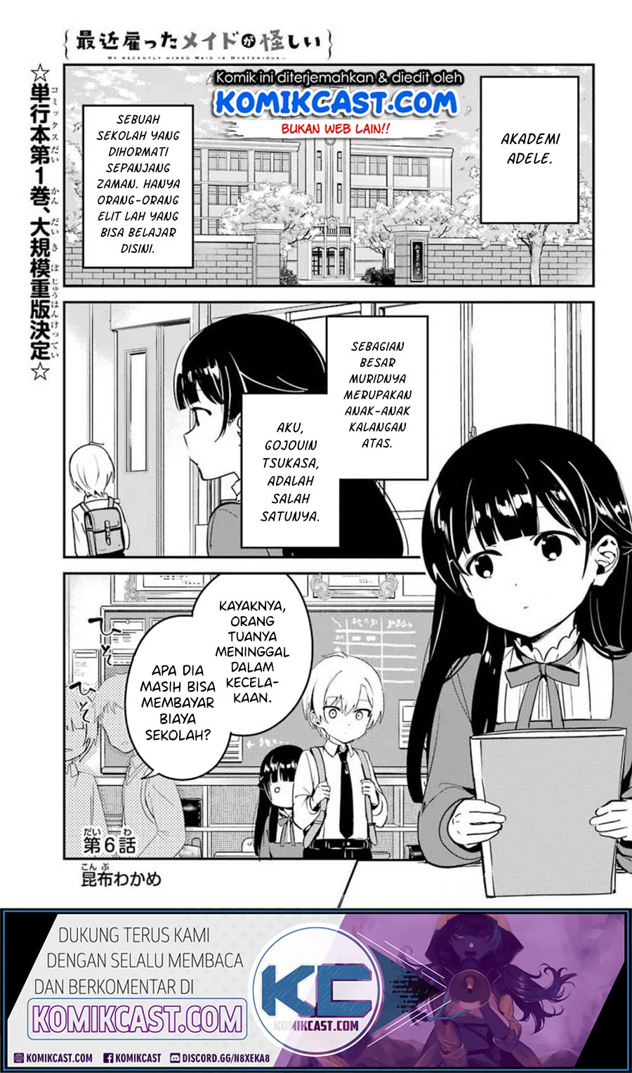 My Recently Hired Maid Is Suspicious Chapter 06 Bahasa Indonesia