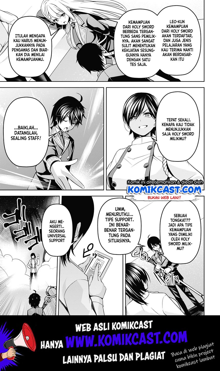 Demon’s Sword Master of Excalibur School Chapter 4 Bahasa Indonesia