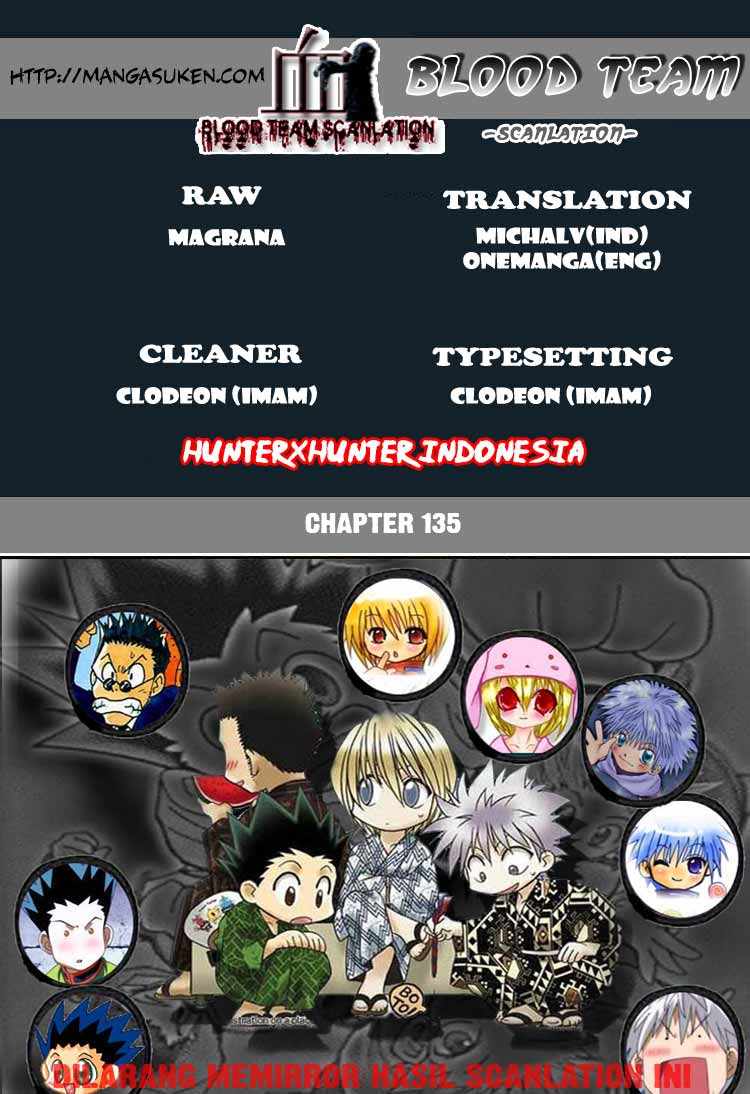 Hunter x Hunter Chapter 135 Bahasa Indonesia