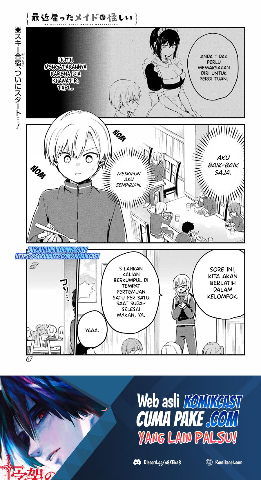 My Recently Hired Maid Is Suspicious Chapter 28 Bahasa Indonesia