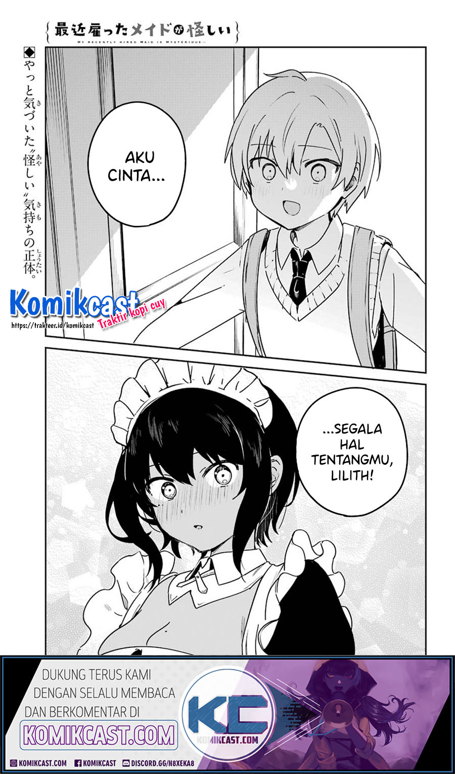 My Recently Hired Maid Is Suspicious Chapter 21 Bahasa Indonesia