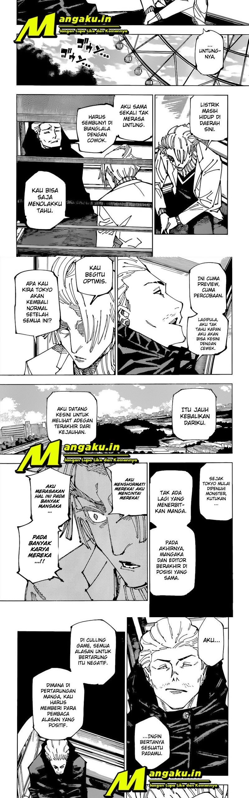 Jujutsu Kaisen Chapter 181 Bahasa Indonesia