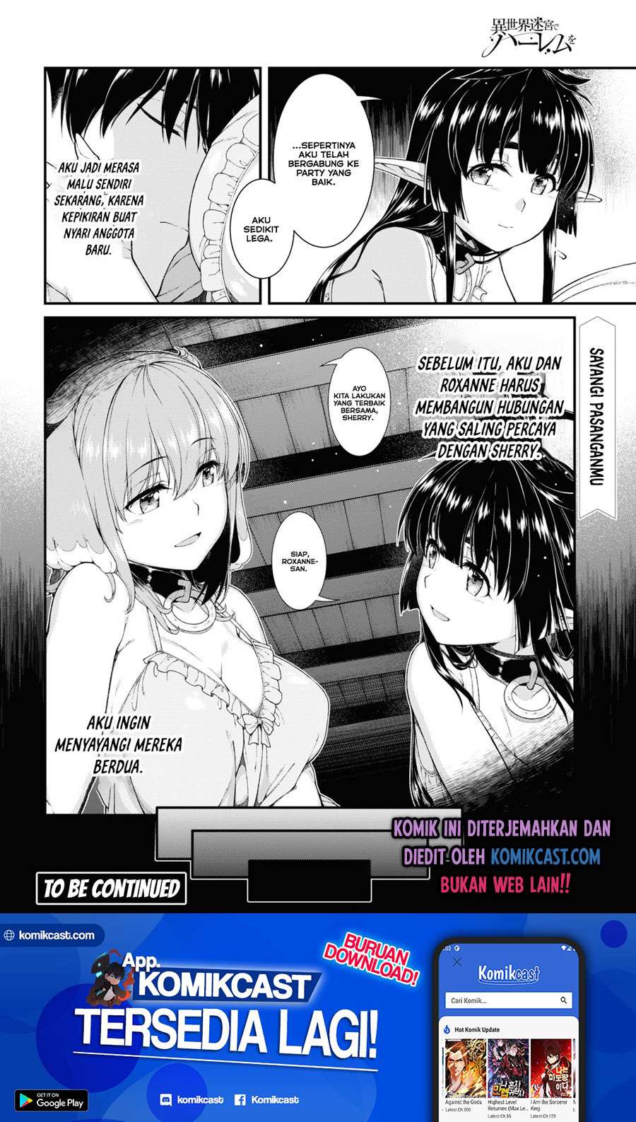 Isekai Meikyuu de Harem o Chapter 50 Bahasa Indonesia