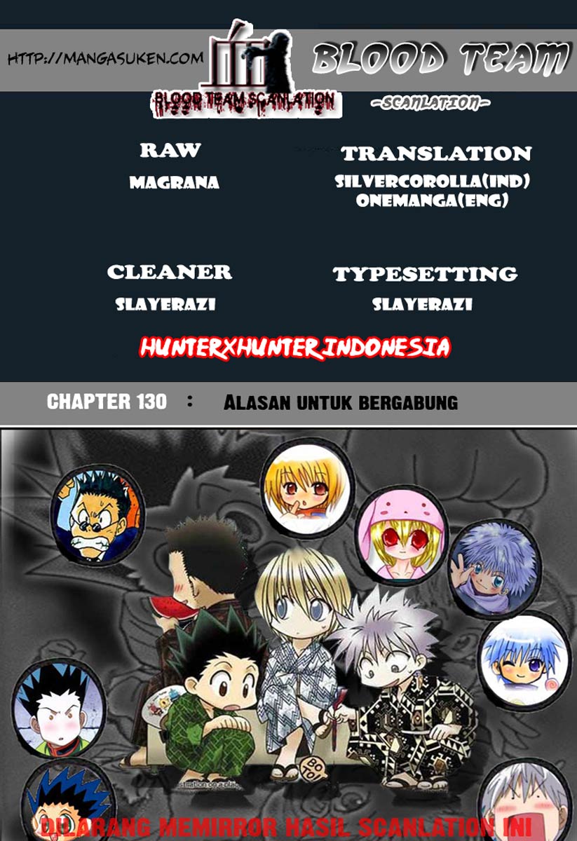 Hunter x Hunter Chapter 130 Bahasa Indonesia