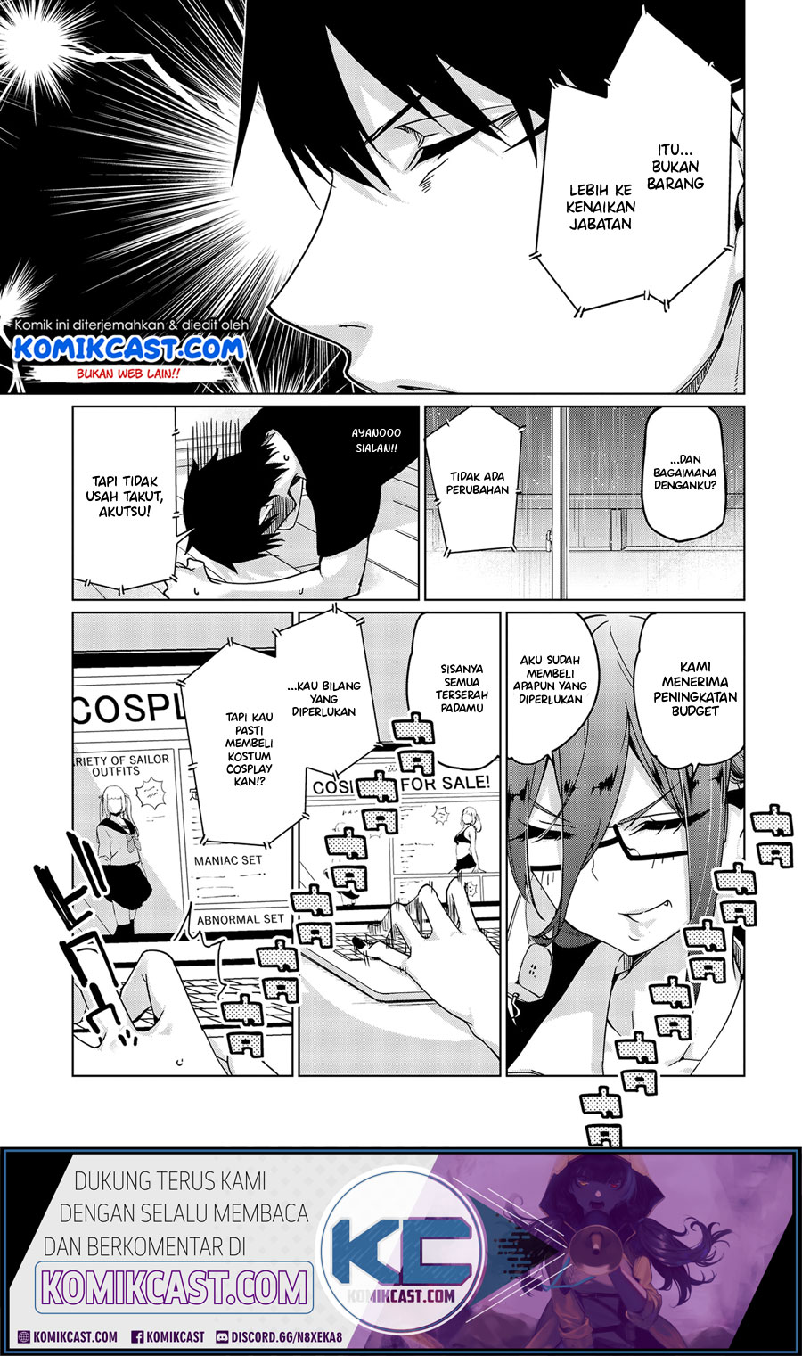 Oroka na Tenshi wa Akuma to Odoru Chapter 47 Bahasa Indonesia