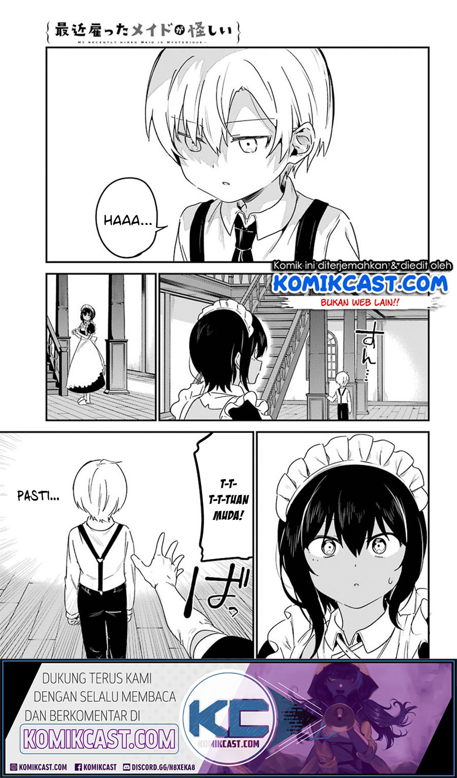 My Recently Hired Maid Is Suspicious Chapter 14 Bahasa Indonesia