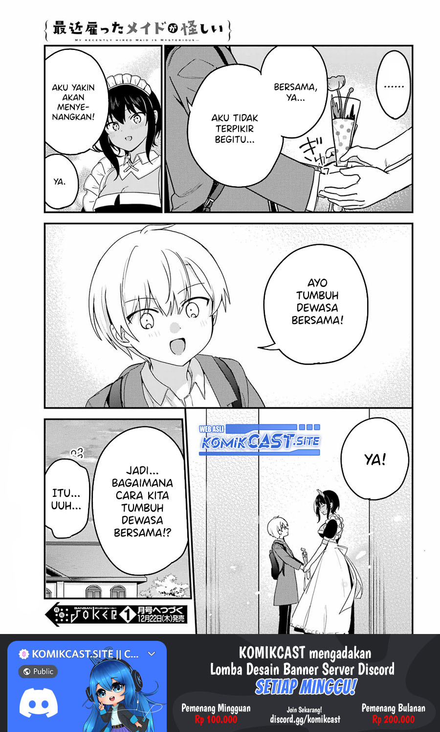 My Recently Hired Maid Is Suspicious Chapter 36 Bahasa Indonesia