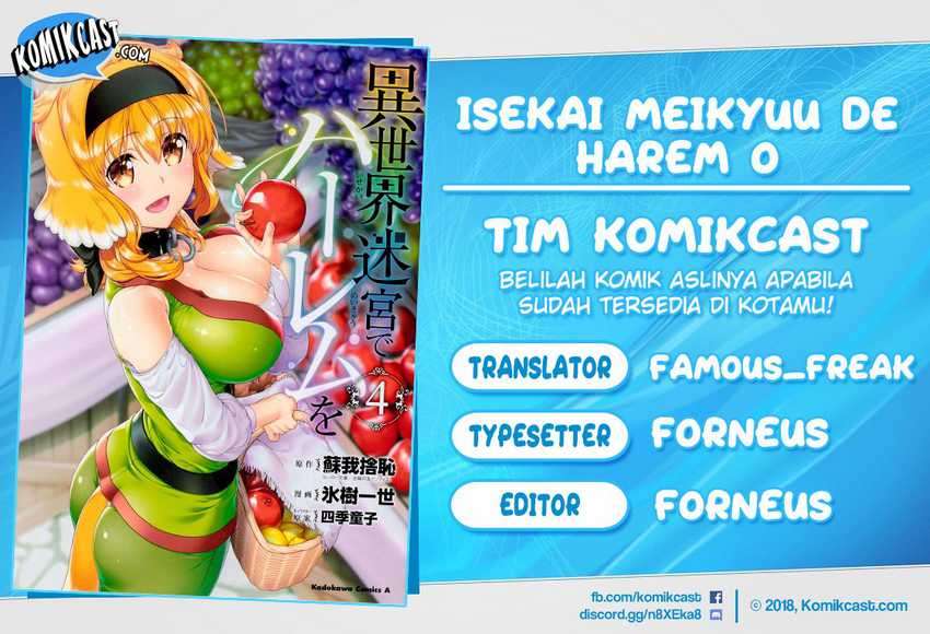 Isekai Meikyuu de Harem o Chapter 29 Bahasa Indonesia