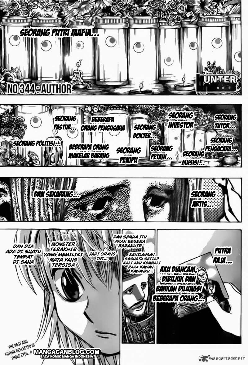 Hunter x Hunter Chapter 344 Bahasa Indonesia