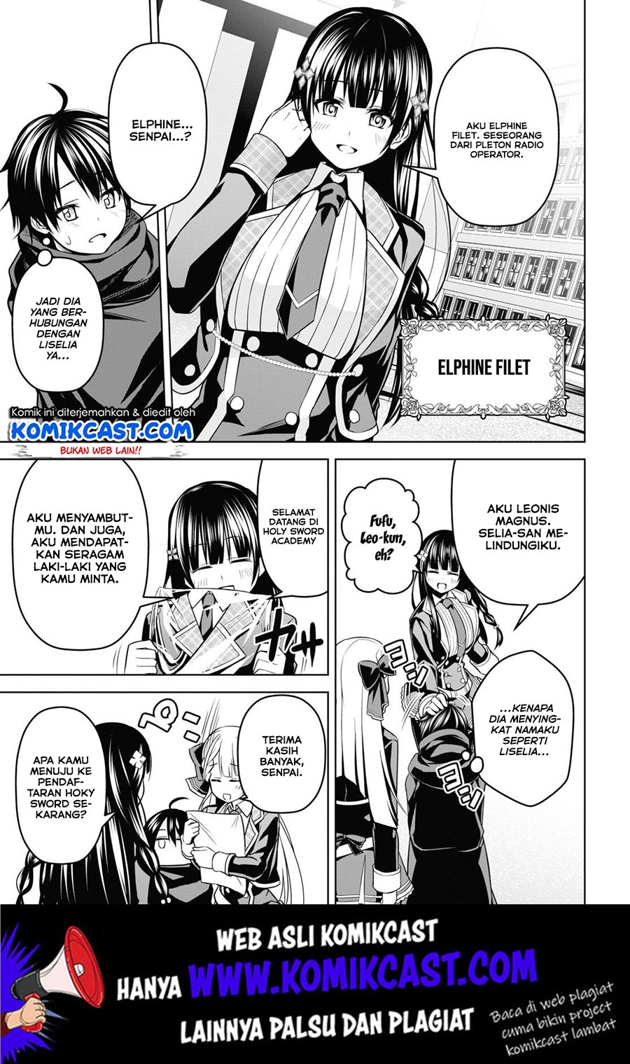 Demon’s Sword Master of Excalibur School Chapter 3 Bahasa Indonesia