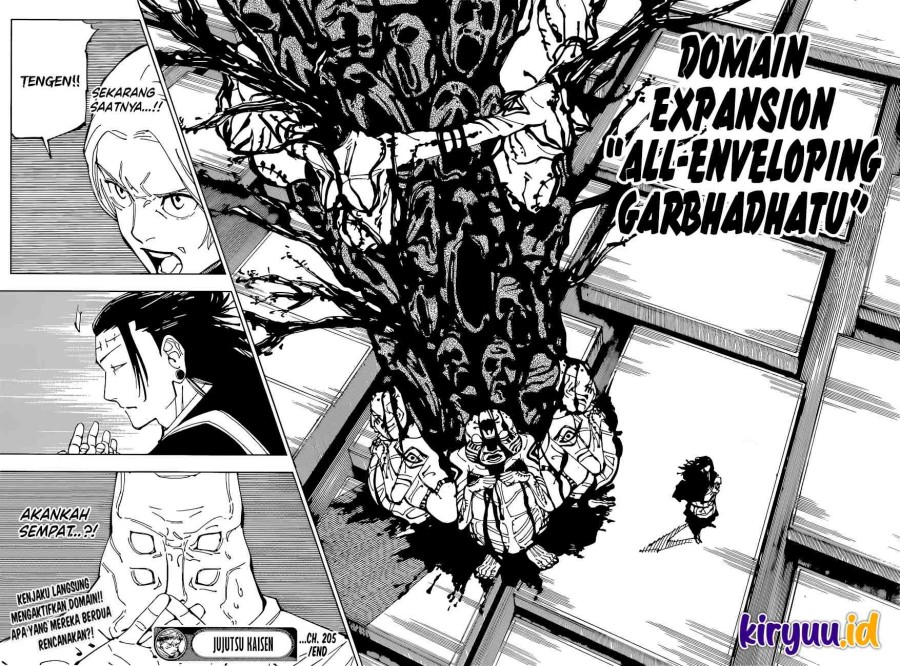 Jujutsu Kaisen Chapter 205 Bahasa Indonesia