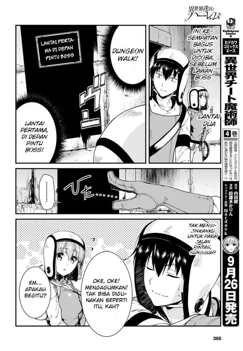 Isekai Meikyuu de Harem o Chapter 17 Bahasa Indonesia