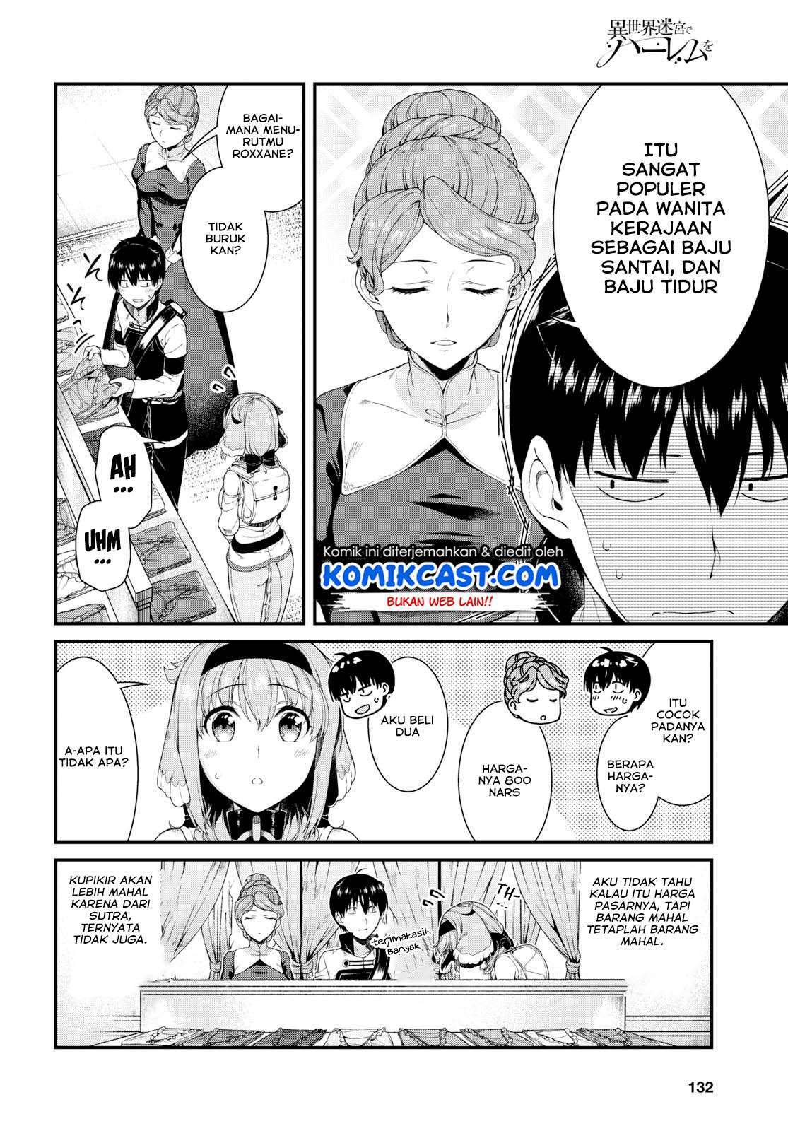 Isekai Meikyuu de Harem o Chapter 35 Bahasa Indonesia