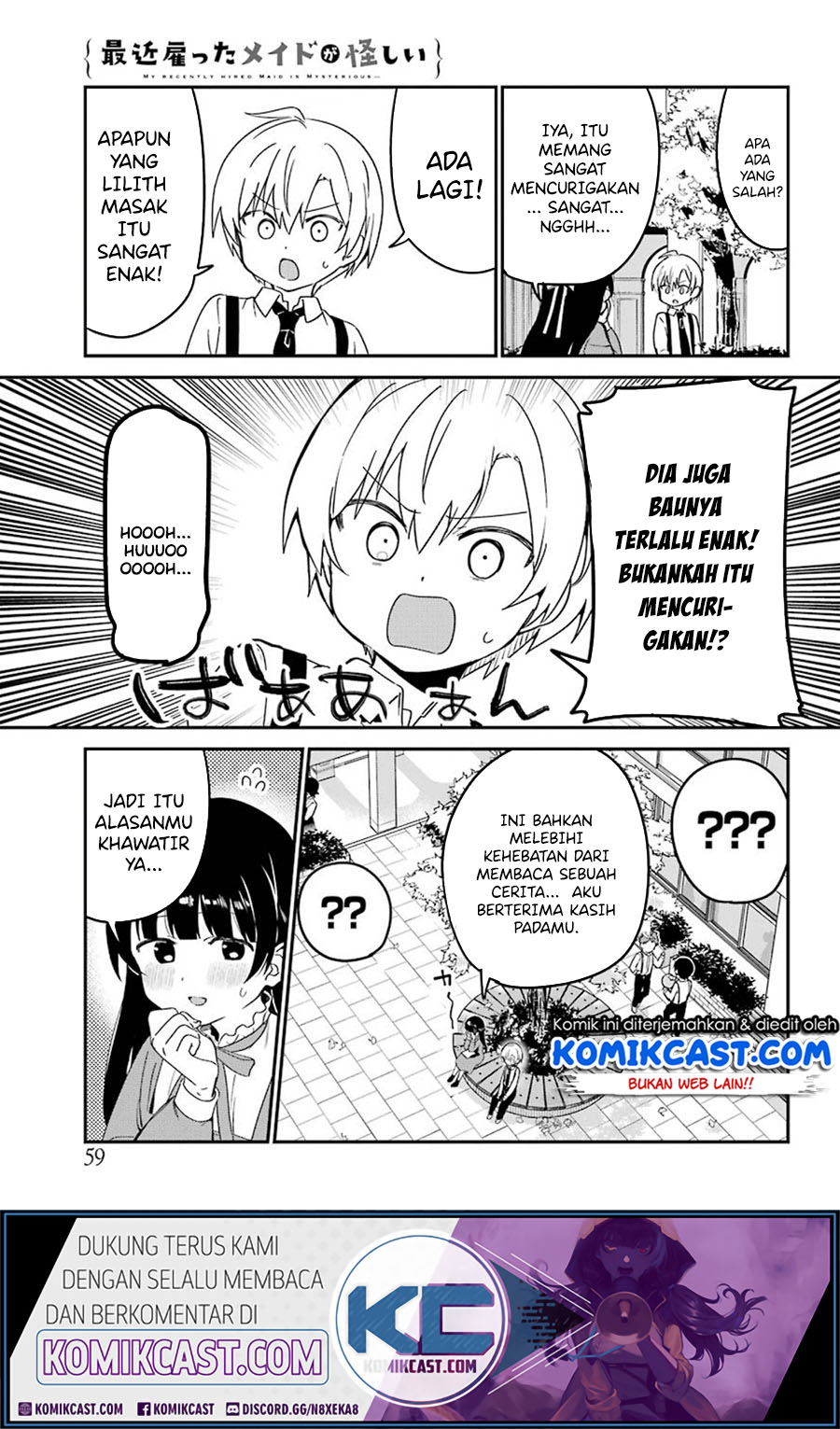 My Recently Hired Maid Is Suspicious Chapter 13 Bahasa Indonesia