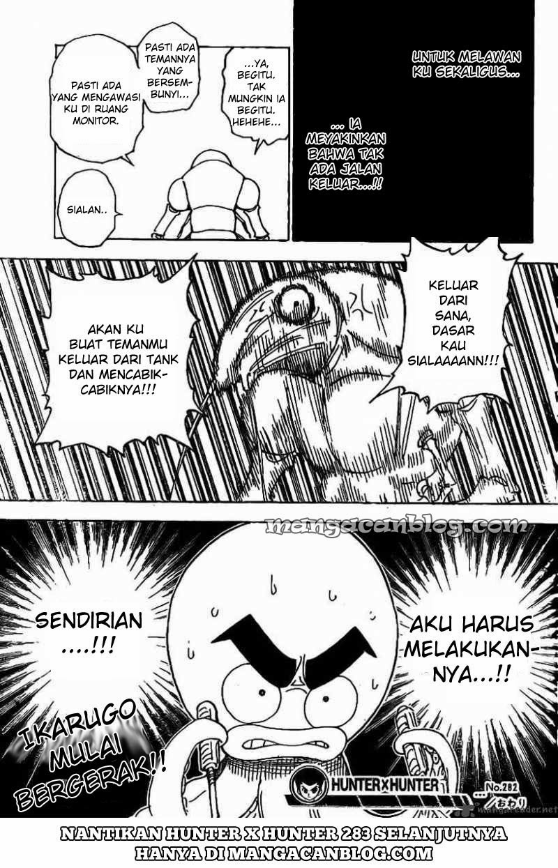 Hunter x Hunter Chapter 282 Bahasa Indonesia