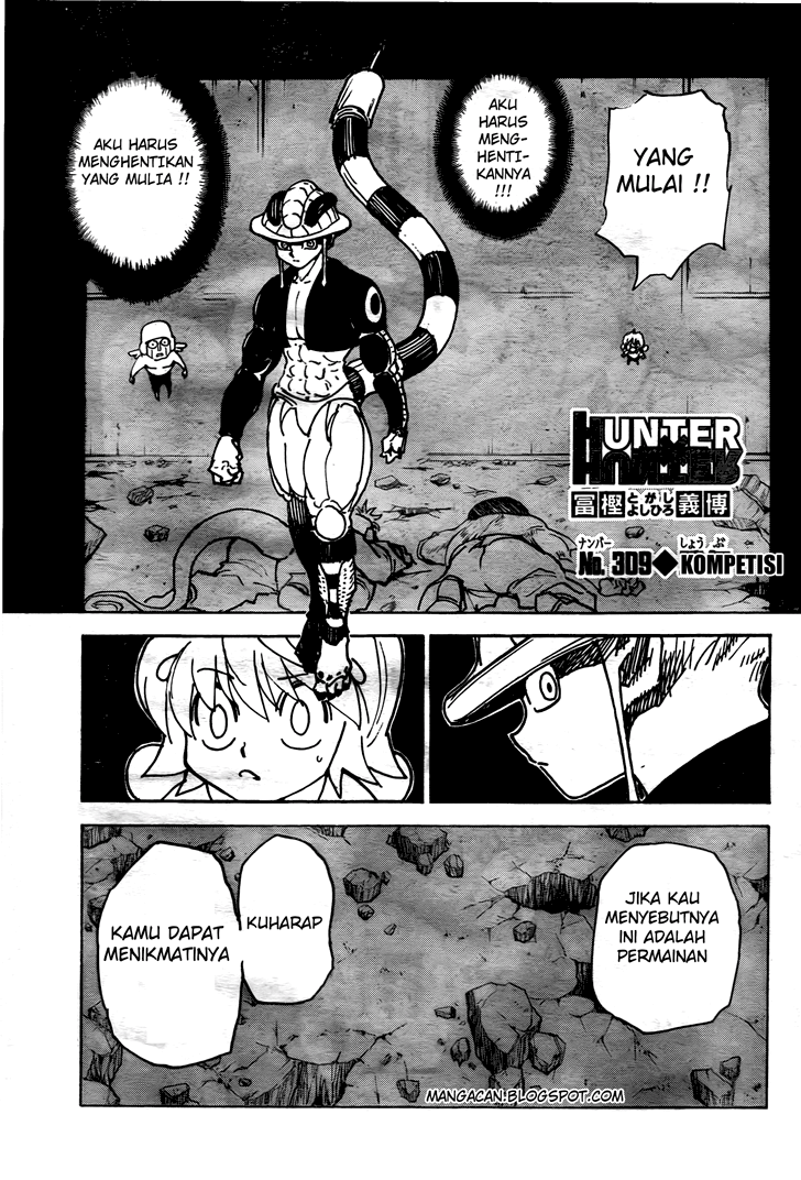 Hunter x Hunter Chapter 309 Bahasa Indonesia