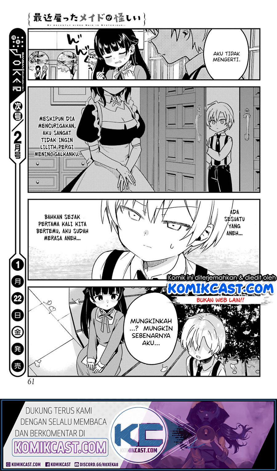 My Recently Hired Maid Is Suspicious Chapter 13 Bahasa Indonesia