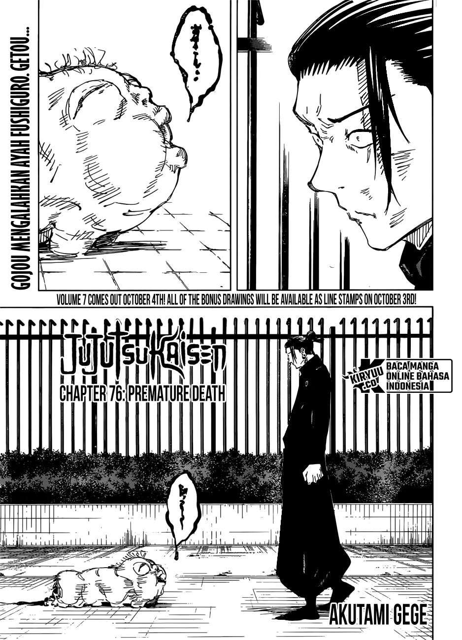 Jujutsu Kaisen Chapter 76 Bahasa Indonesia