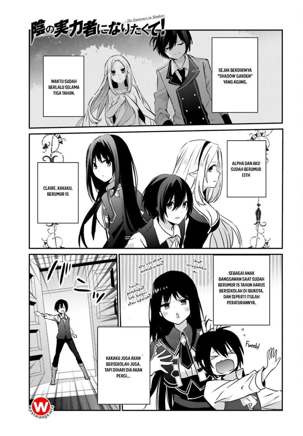 Kage no Jitsuryokusha ni Naritakute Chapter 02 Bahasa Indonesia