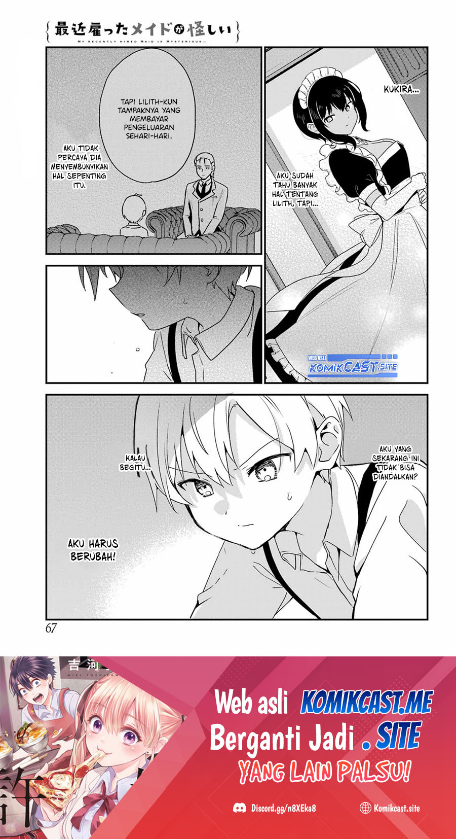 My Recently Hired Maid Is Suspicious Chapter 36 Bahasa Indonesia