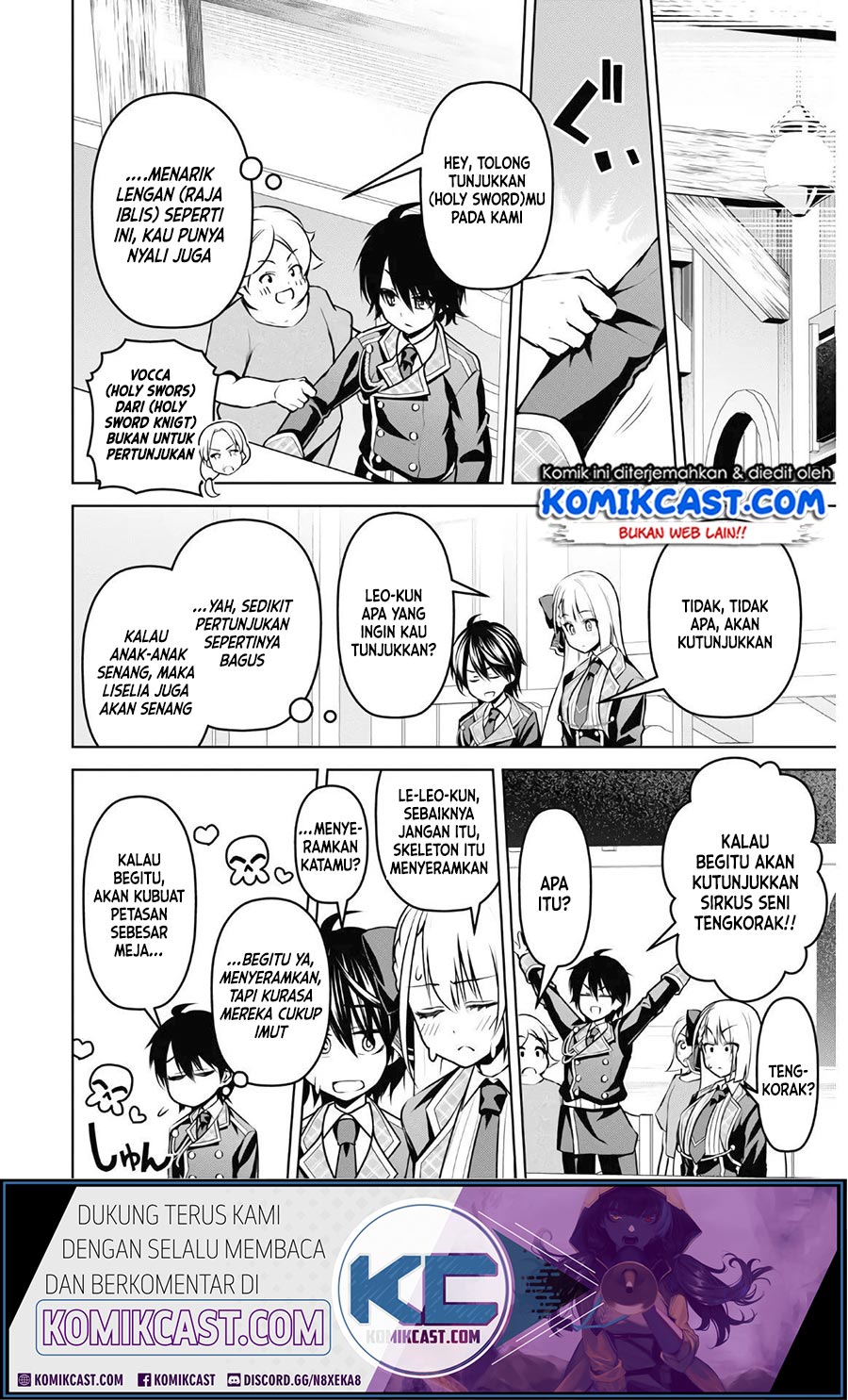 Demon’s Sword Master of Excalibur School Chapter 8 Bahasa Indonesia