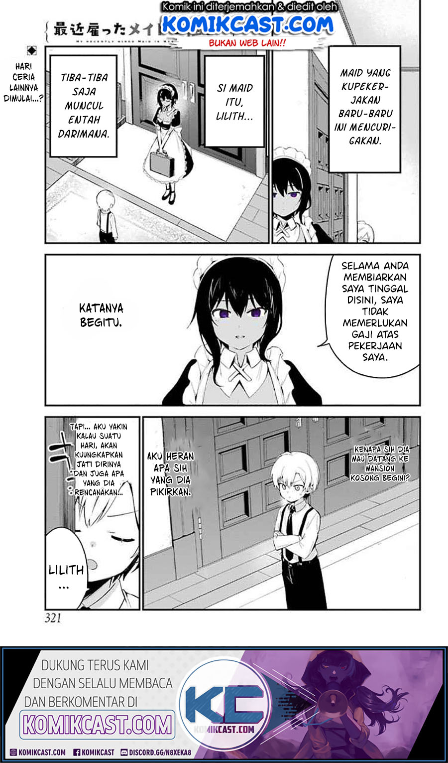 My Recently Hired Maid Is Suspicious Chapter 04 Bahasa Indonesia
