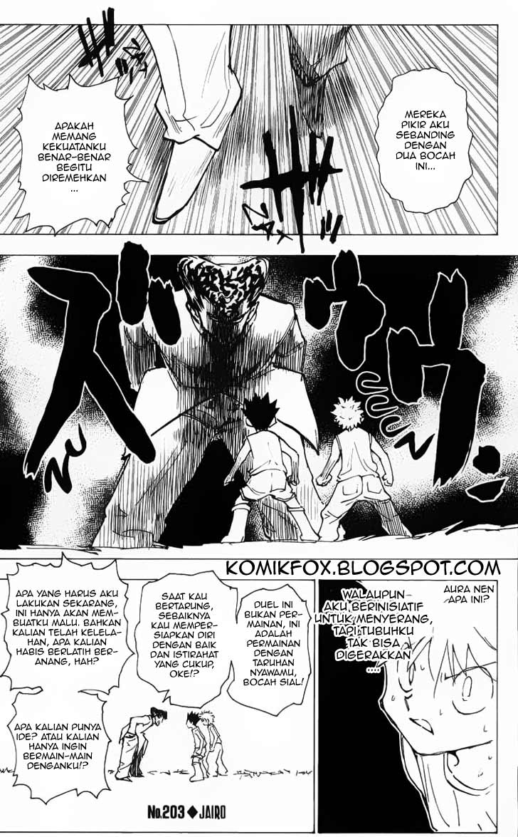 Hunter x Hunter Chapter 203 Bahasa Indonesia