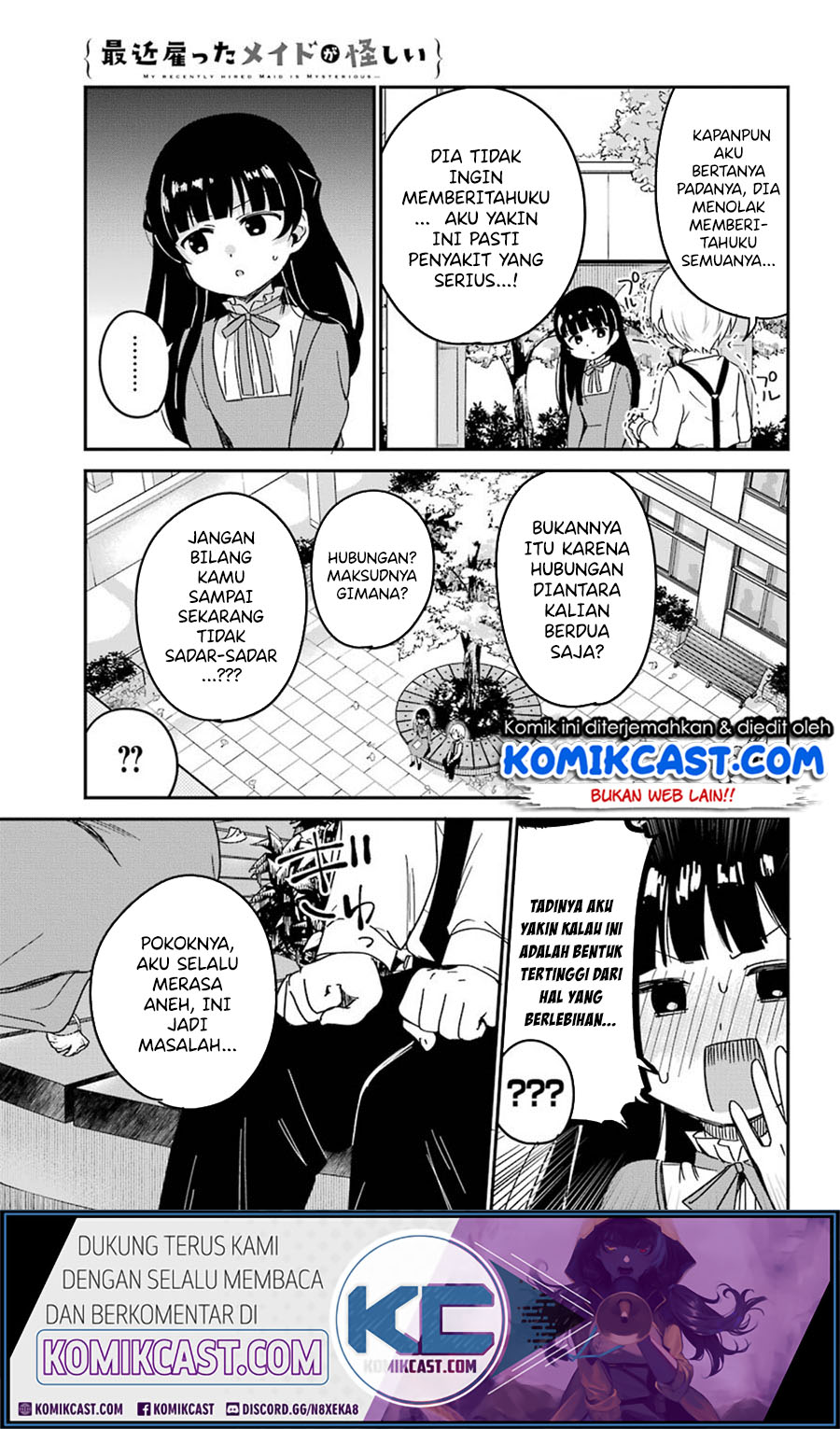 My Recently Hired Maid Is Suspicious Chapter 13 Bahasa Indonesia