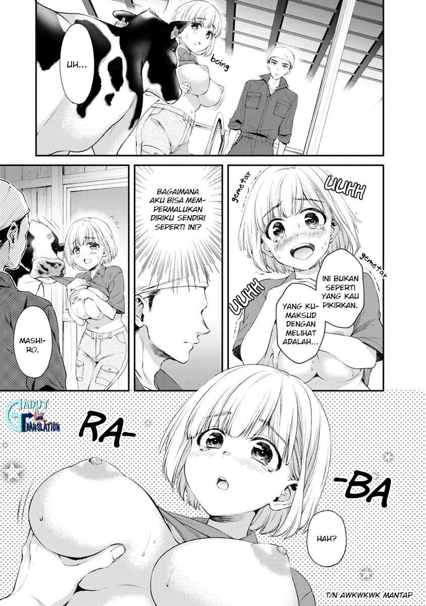 Hazukashi isouna Kao de Oppai Misete Moraitai: Sekimen Oppai Anthology Chapter 3 Bahasa Indonesia