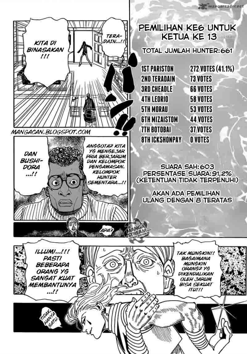 Hunter x Hunter Chapter 329 Bahasa Indonesia