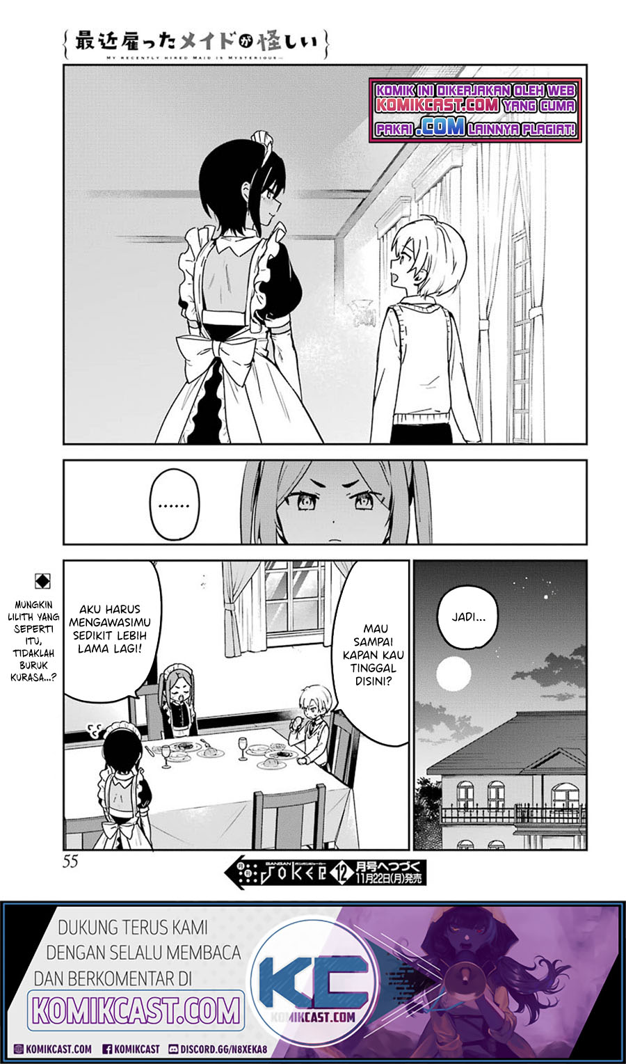 My Recently Hired Maid Is Suspicious Chapter 23 Bahasa Indonesia