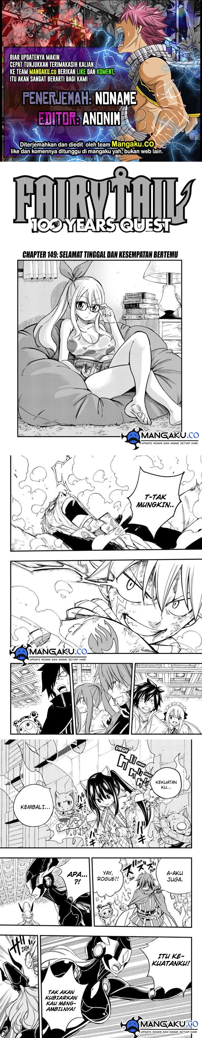 Fairy Tail: 100 Years Quest Chapter 149 Bahasa Indonesia