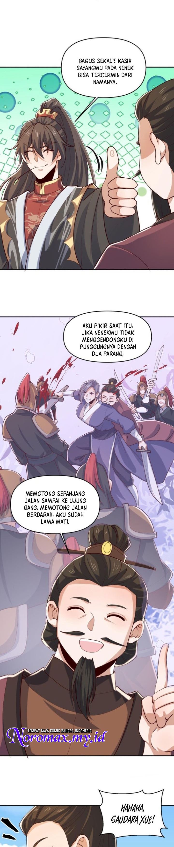 It’s Over! The Queen’s Soft Rice Husband is Actually Invincible Chapter 332 Bahasa Indonesia