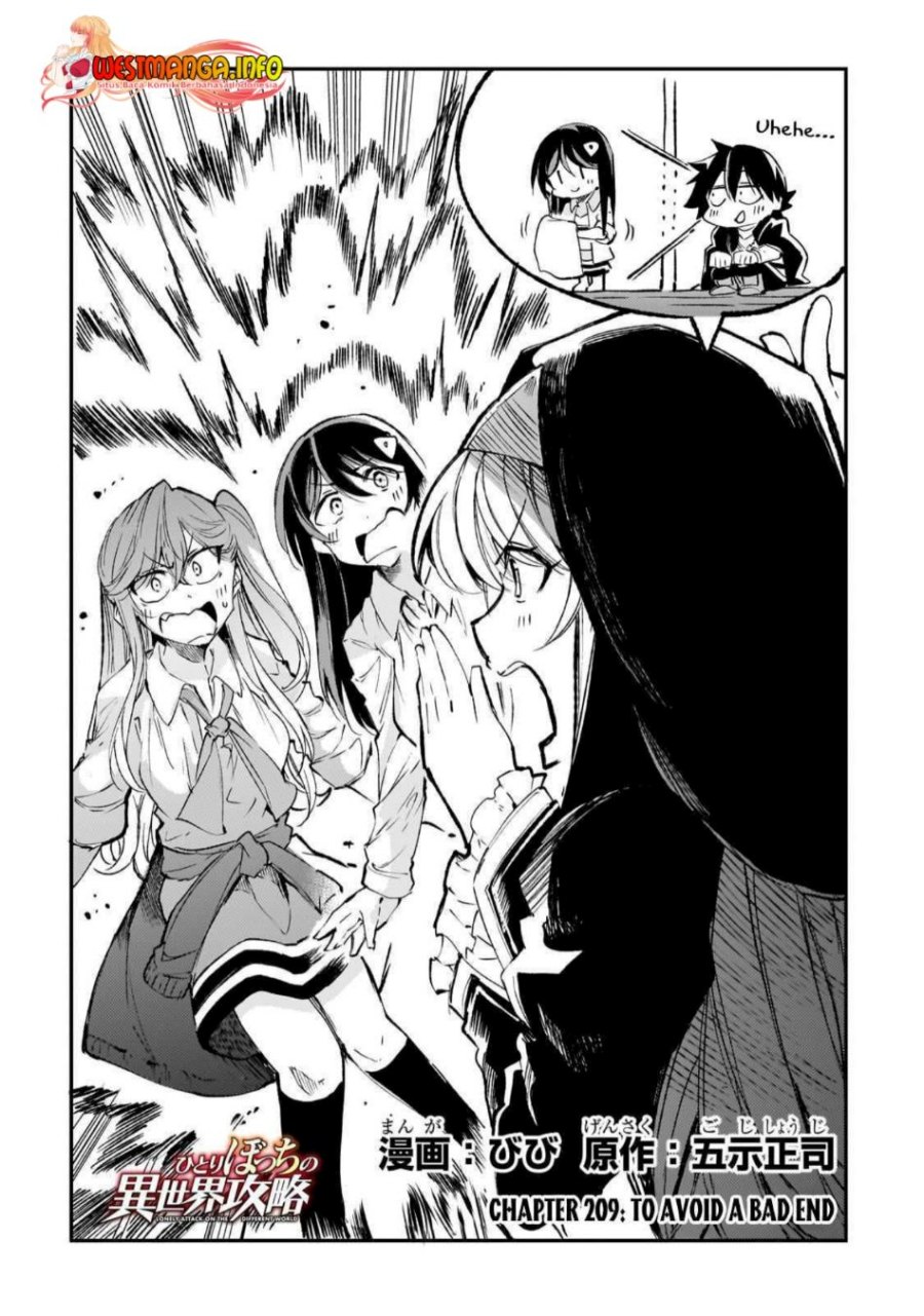 Hitoribocchi no Isekai Kouryaku Chapter 209 Bahasa Indonesia