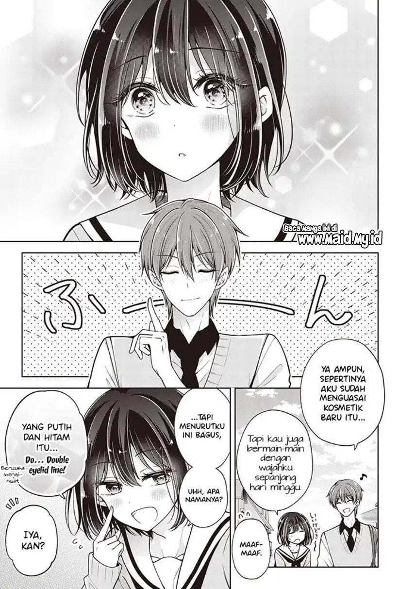 KomiknOsananajimi(♂) wo Onnanoko ni Shiteshimatta Chapter 82 Bahasa Indonesia