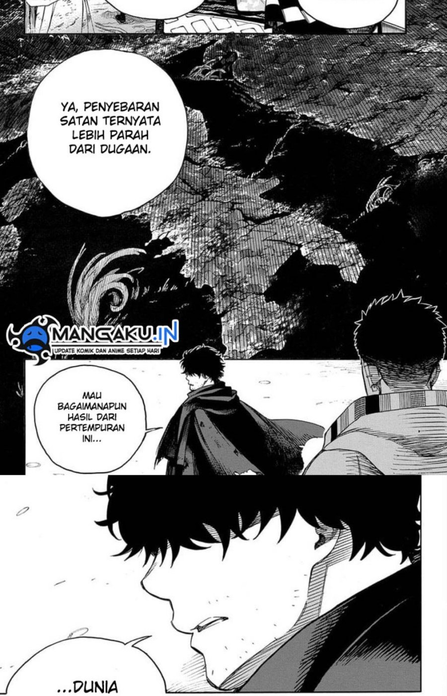Ao no Futsumashi (Ao no Exorcist) Chapter 143.2 Bahasa Indonesia