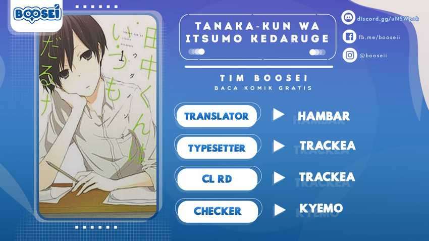 Komik Tanaka-kun wa Itsumo Kedaruge Chapter 88