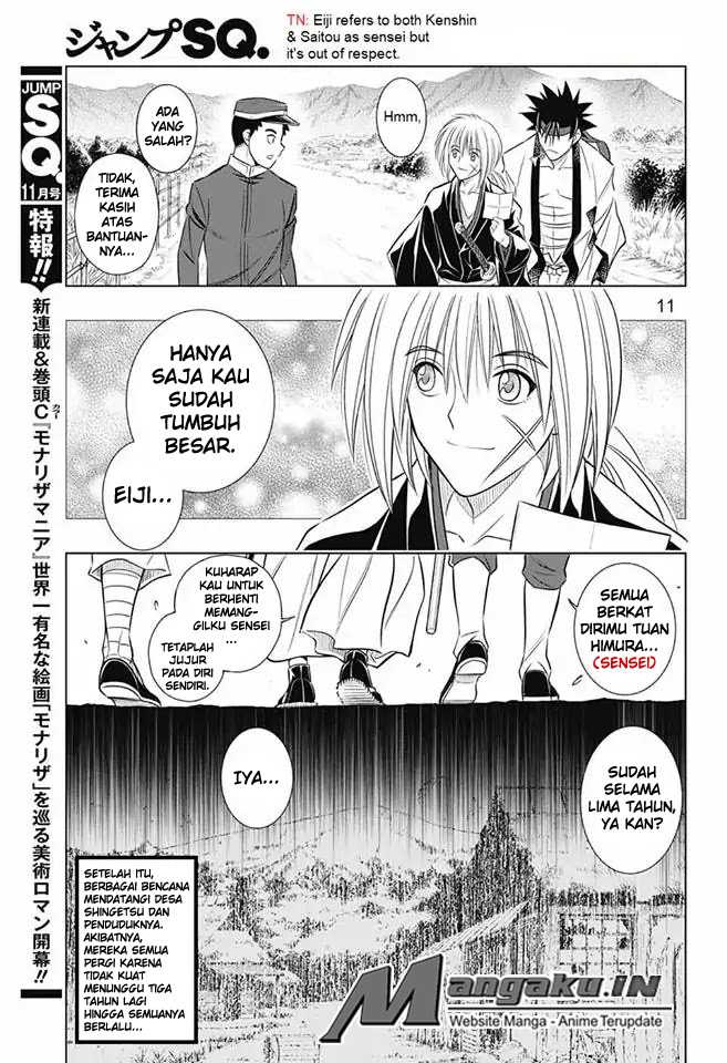 Rurouni Kenshin: Meiji Kenkaku Romantan – Hokkaido-hen Chapter 7 Bahasa Indonesia
