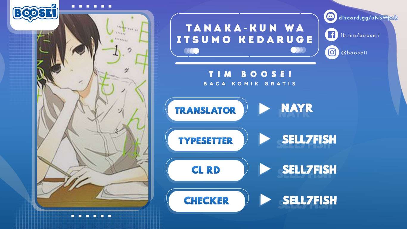 Komik Tanaka-kun wa Itsumo Kedaruge Chapter 41