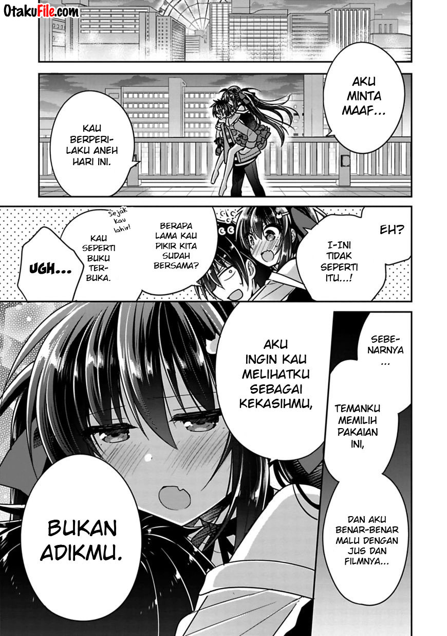 Komik Siscon Ani to Brocon Imouto ga Shoujiki ni Nattara Chapter 07.1 Bahasa Indonesia