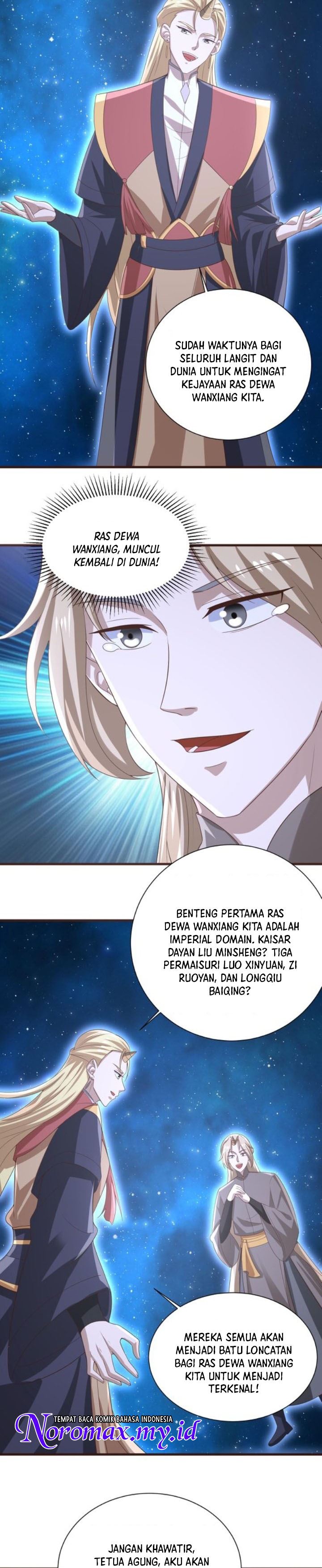 It’s Over! The Queen’s Soft Rice Husband is Actually Invincible Chapter 386 Bahasa Indonesia