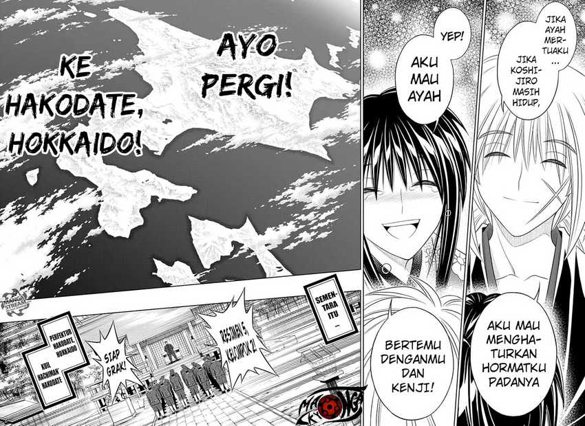 Rurouni Kenshin: Meiji Kenkaku Romantan – Hokkaido-hen Chapter 01 Bahasa Indonesia
