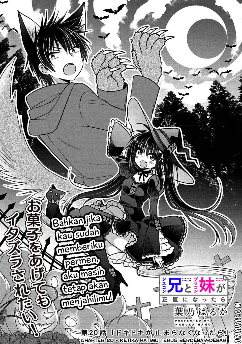 Komik Siscon Ani to Brocon Imouto ga Shoujiki ni Nattara Chapter 020