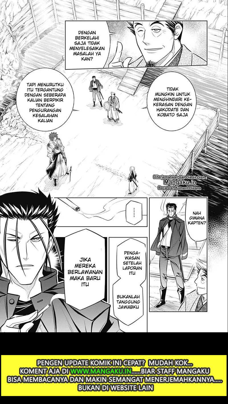 Rurouni Kenshin: Meiji Kenkaku Romantan – Hokkaido-hen Chapter 19 Bahasa Indonesia