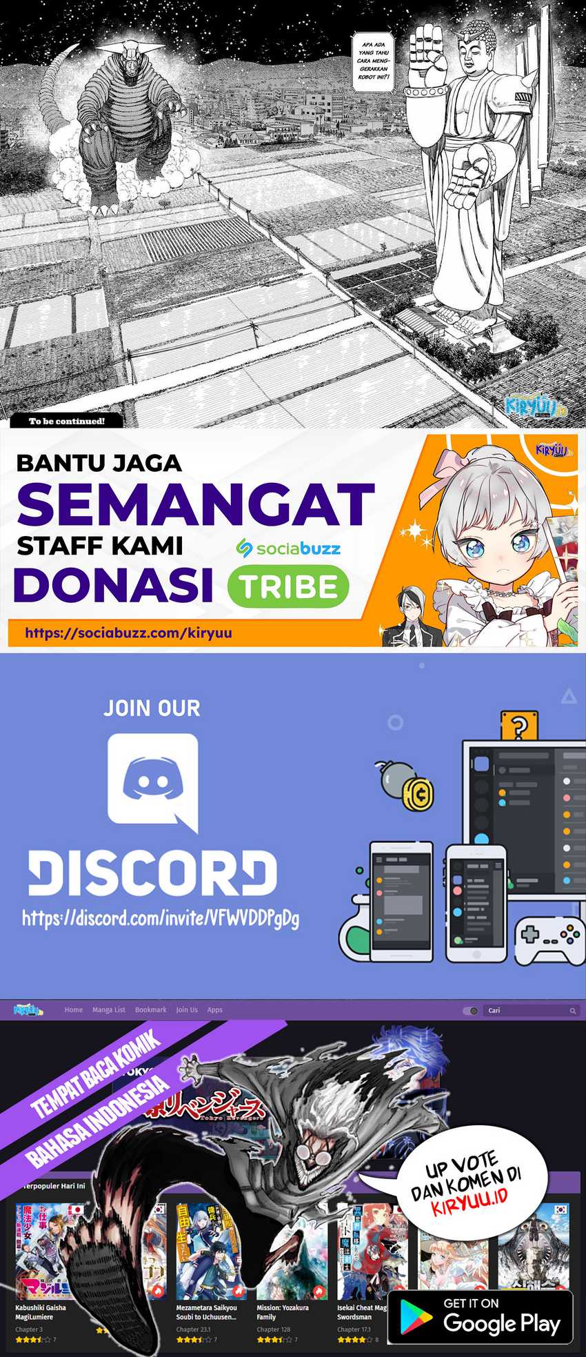 Dandadan Chapter 68 Bahasa Indonesia