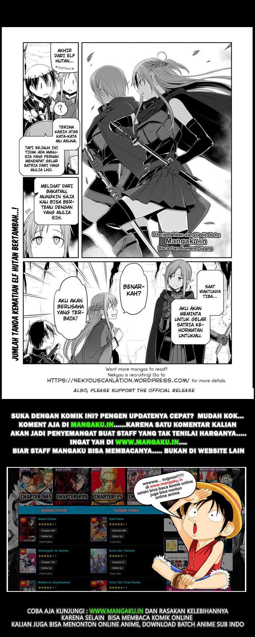 Komik Sword Art Online Progressive Chapter 30