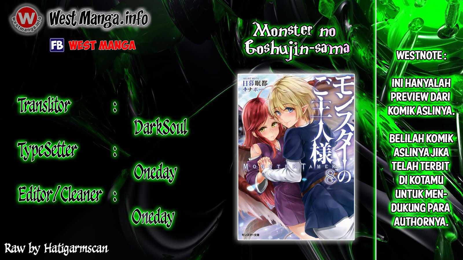 Monster no Goshujin-sama Chapter 01 Bahasa Indonesia