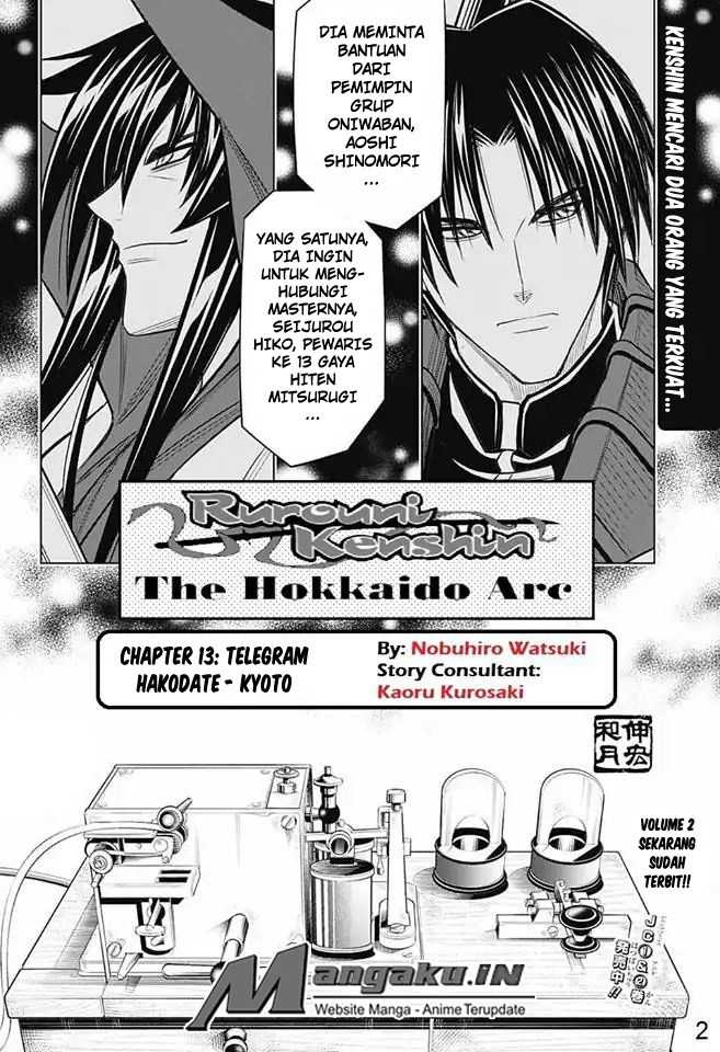 Rurouni Kenshin: Meiji Kenkaku Romantan – Hokkaido-hen Chapter 13 Bahasa Indonesia