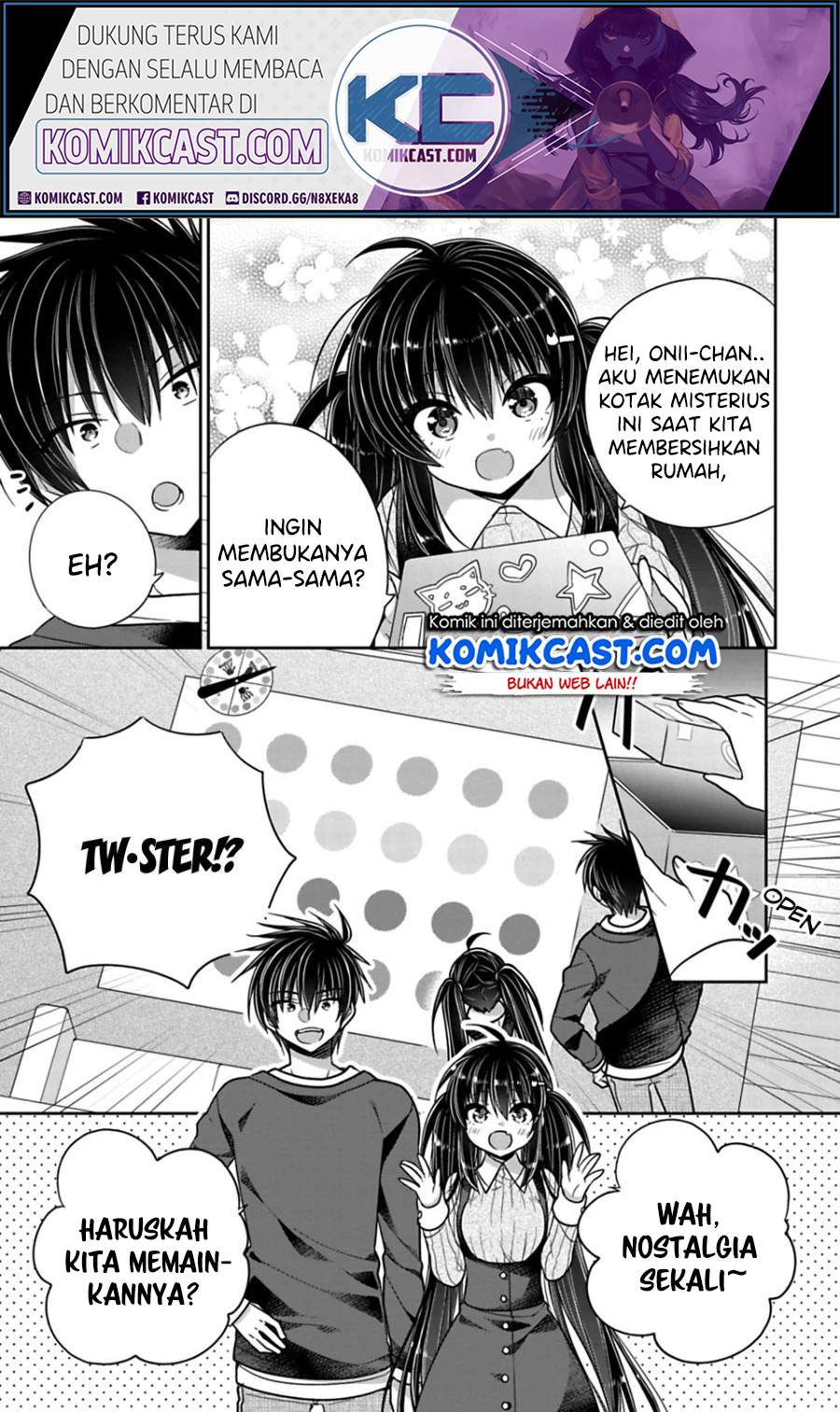 Komik Siscon Ani to Brocon Imouto ga Shoujiki ni Nattara Chapter 35