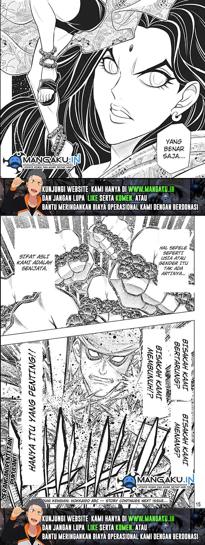 Rurouni Kenshin: Meiji Kenkaku Romantan – Hokkaido-hen Chapter 53 Bahasa Indonesia